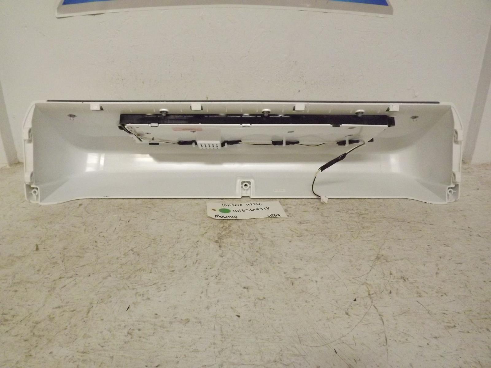 Maytag Dryer W10562318 Console Assembly Used Maytag Dryer W10562318 Console Assembly Used